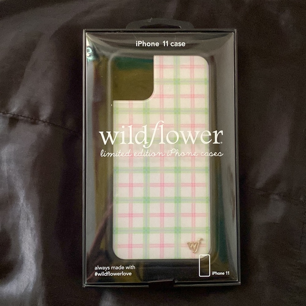 Plaid iPhone 11 Wildflower Case